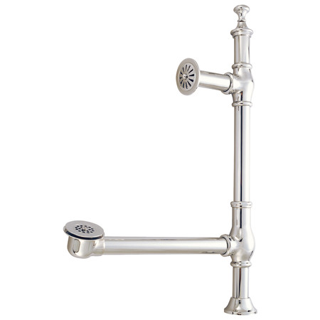 KINGSTON BRASS Tub Drain, Brushed Nickel CC3098